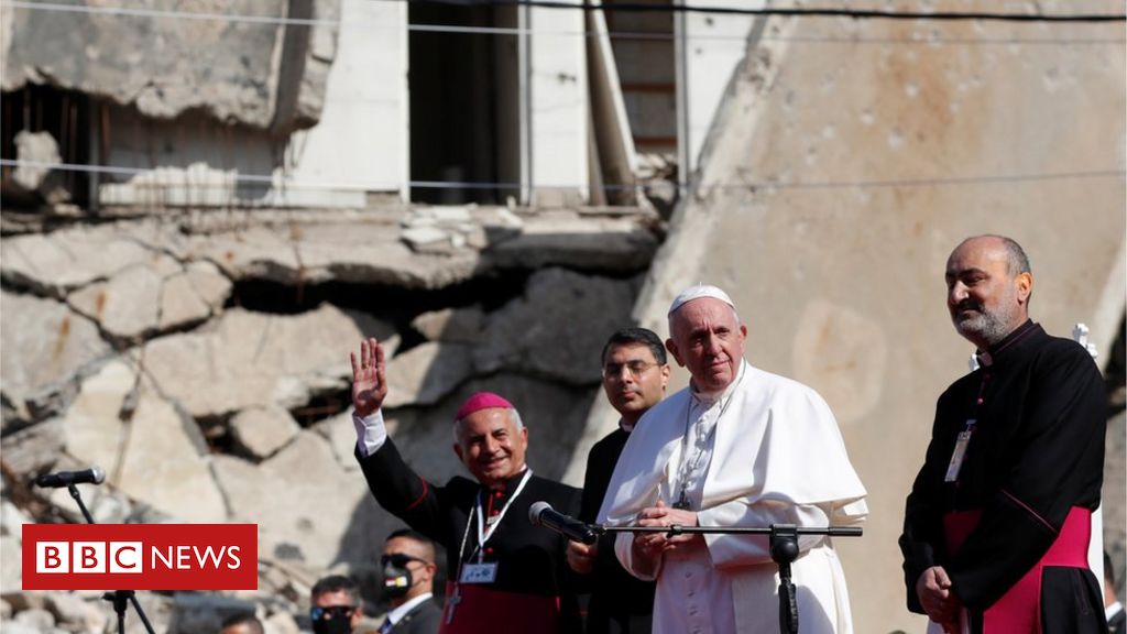 Pope Francis visits regions of Iraq once held by Islamic State
