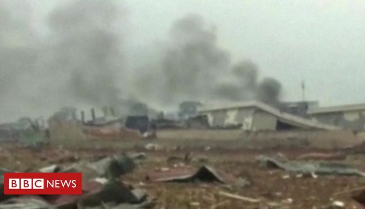 Huge explosions rock Equatorial Guinea's main city