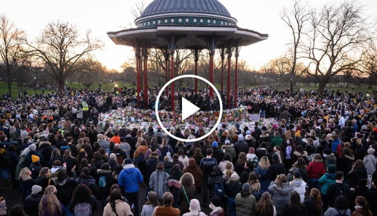 Despite Covid Limits, Mourners Rally for Slain London Woman