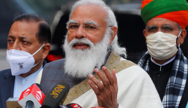 India’s Modi tweets photo getting COVID vaccine’s first shot | Coronavirus pandemic News