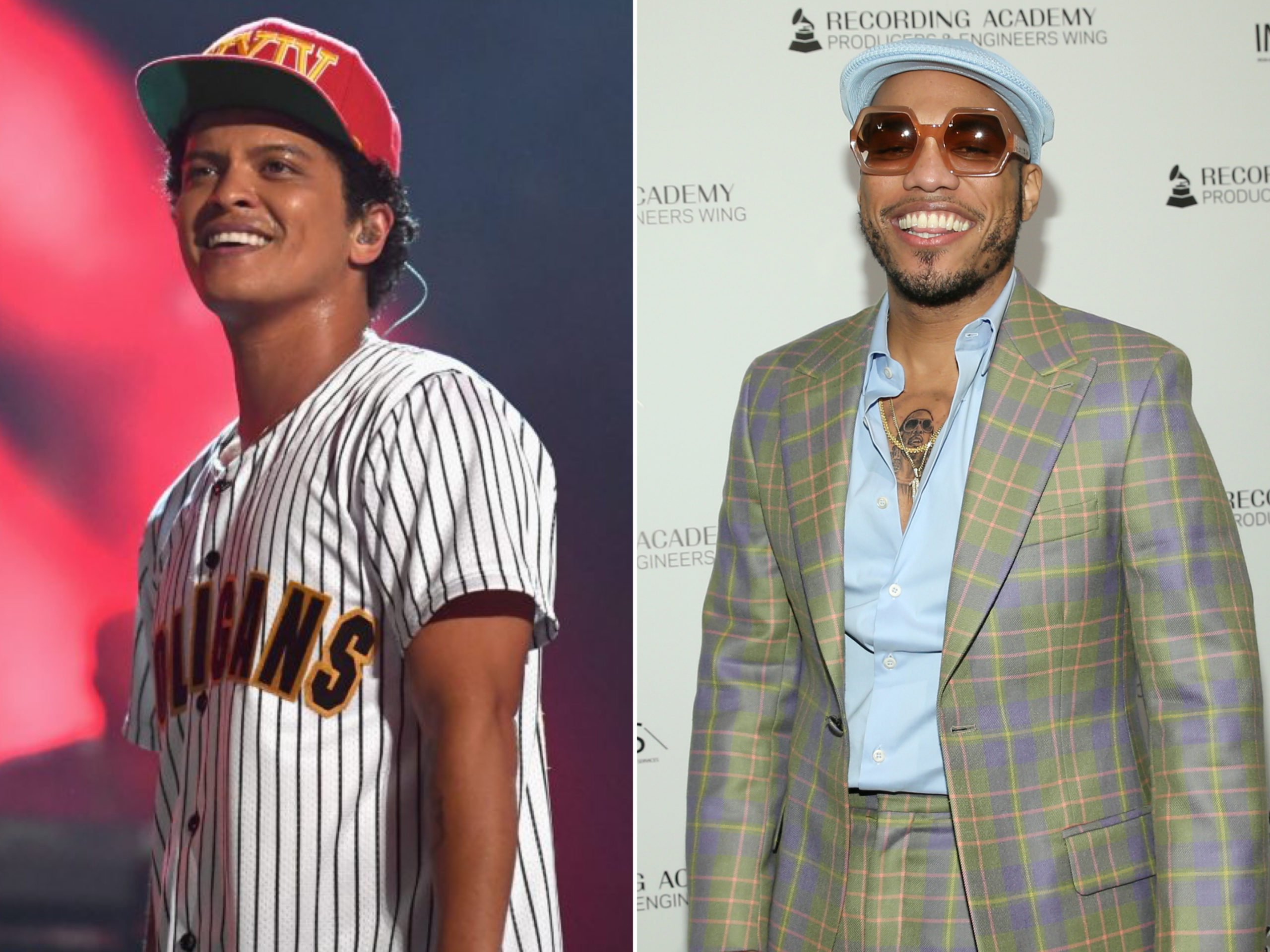  Bruno Mars & Anderson .Paak Added To The List Of Performers For The 2021 Grammy Awards 