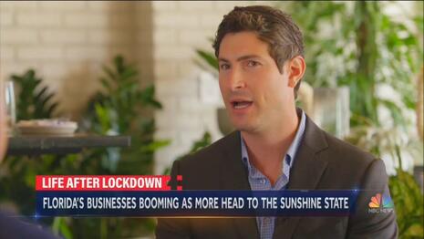 Surprise! NBC Highlights Florida Stealing Businesses from Blue Lockdown States