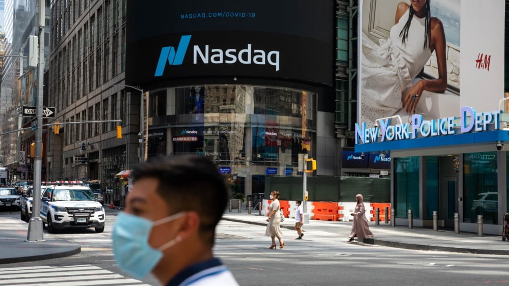 Nasdaq jumps most since April, Bitcoin soars above $54,000 | Financial Markets News