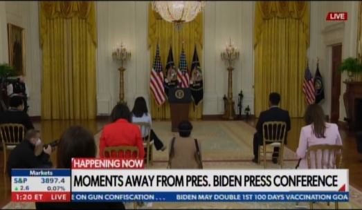 Biden Handlers Use Covid as Excuse to Shield Old Joe From Reporters During His First Presser