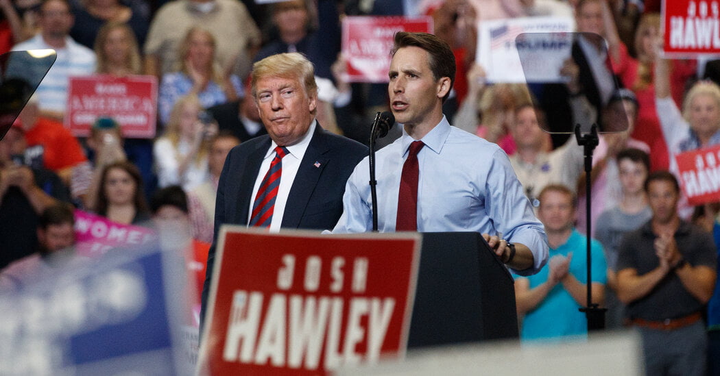 Josh Hawley Is ‘Not Going Anywhere.’ How Did He Get Here?