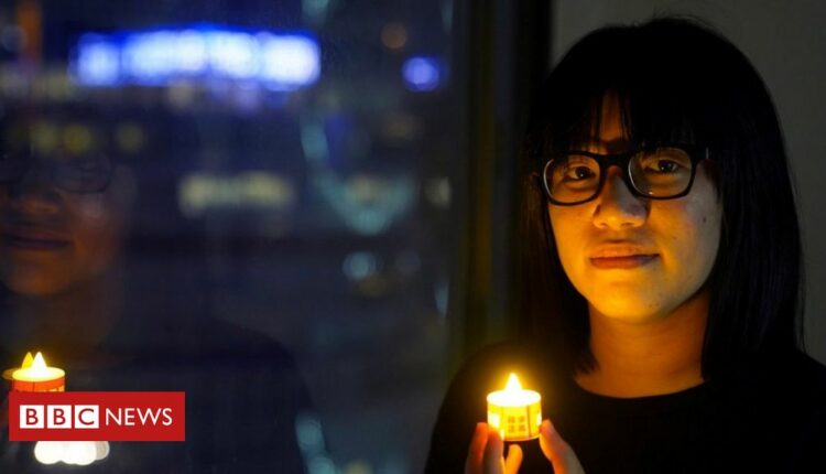 Tiananmen: Hong Kong vigil organiser arrested on 32nd anniversary