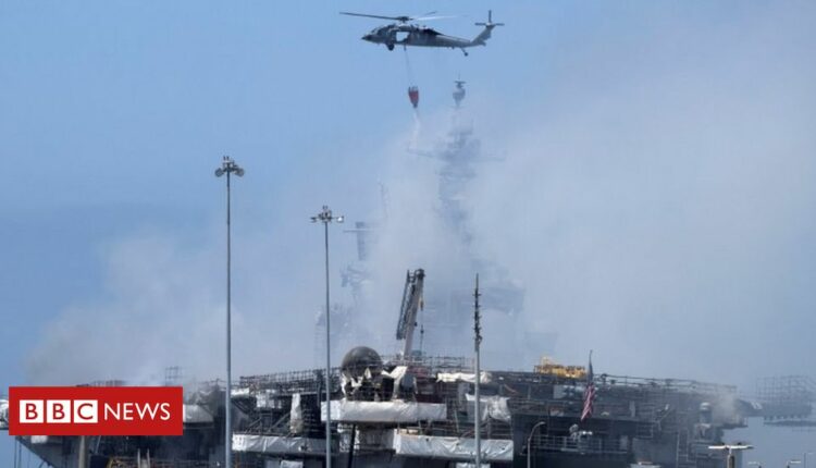 US sailor charged over massive USS Bonhomme warship blaze in 2020